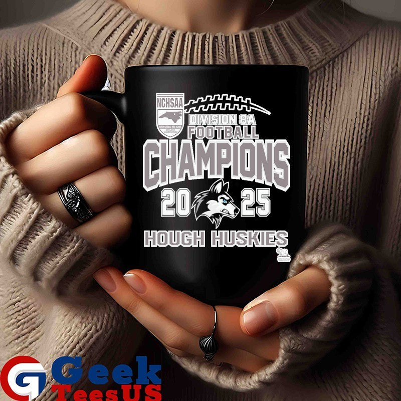 Hough Huskies NCHSAA Division 8A Football Champions 2025 T-shirt