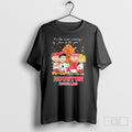 Houston Cougars And Peanuts Character Its The Most Wonderful Time Of The Year Shirt Tee