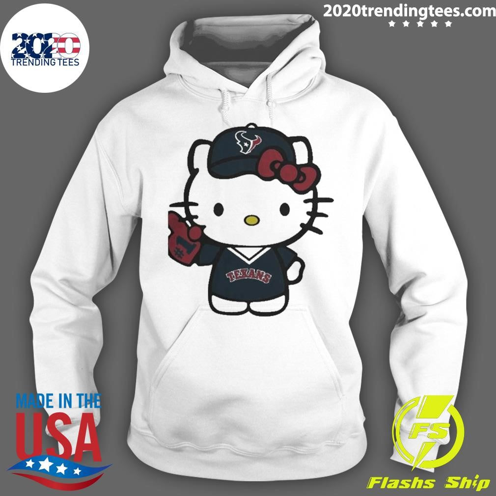Houston Texans Football Number 1 Hello Kitty Shirt