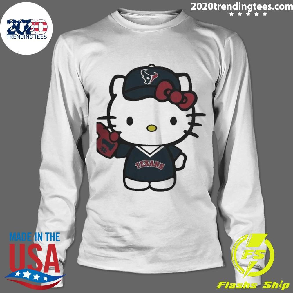 Houston Texans Football Number 1 Hello Kitty Shirt