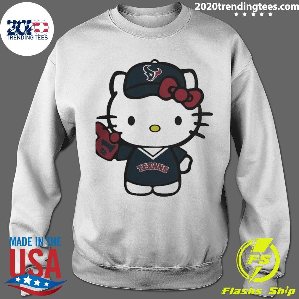 Houston Texans Football Number 1 Hello Kitty Shirt