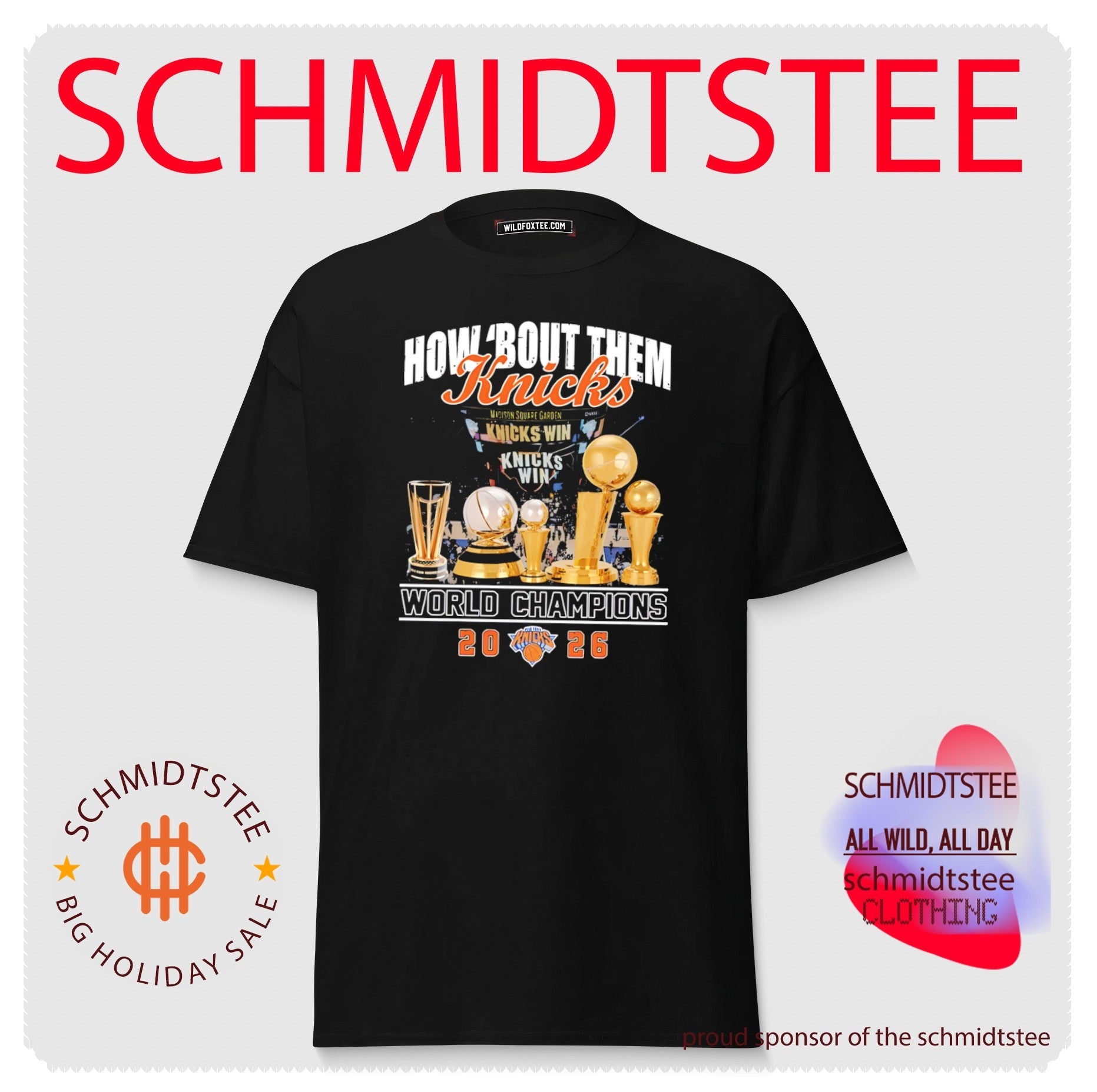 How ’bout them New York Knicks World Champions 2026 trophies shirt
