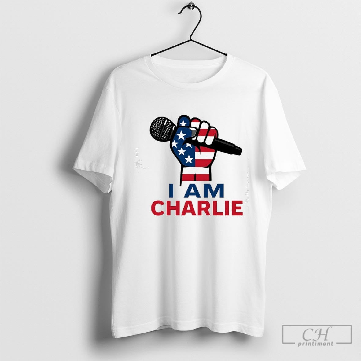 I Am Charlie Kirk Usa Flag Shirt Sweater