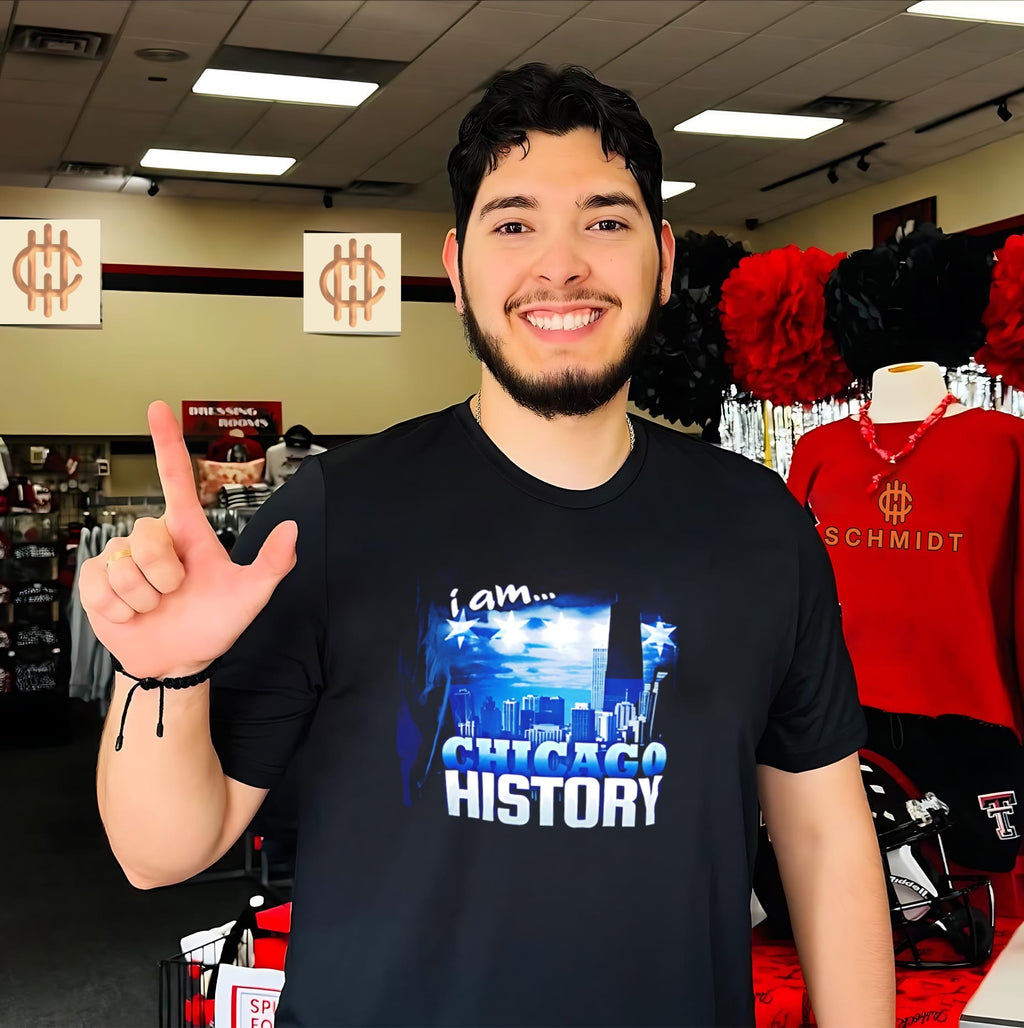 I am Chicago history skyline vintage shirt