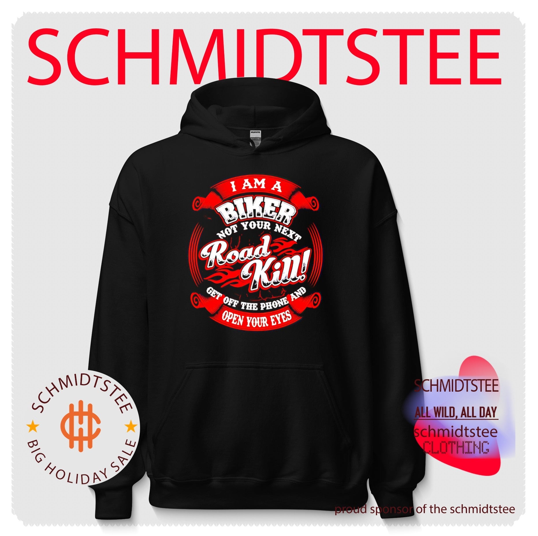 I am a biker not your next road kill get off the phone and open your eyes shirt