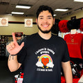 I believe in holding grudges I’ll heal in hell graphic rainbow shirt