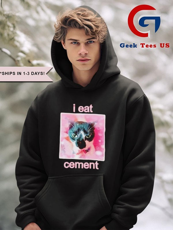 I eat cat cement shirt