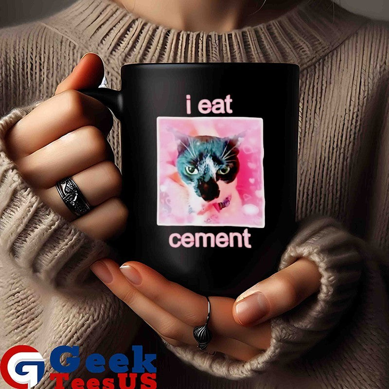I eat cat cement shirt