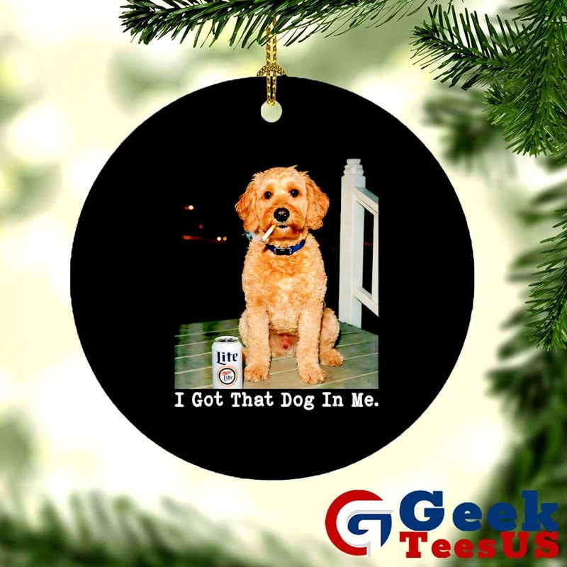 I got that dog in me Dog smoking T-shirt
