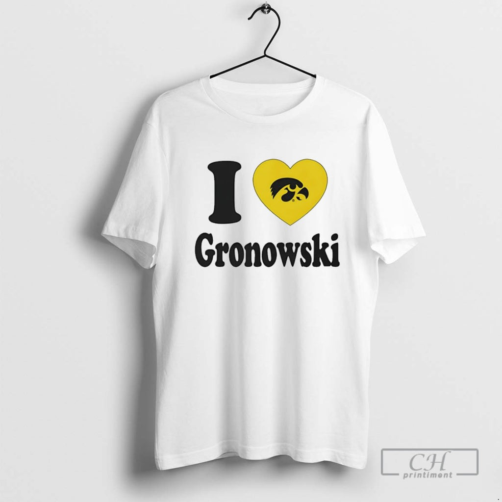 I Love Mark Gronowski Iowa Hawkeyes Heart