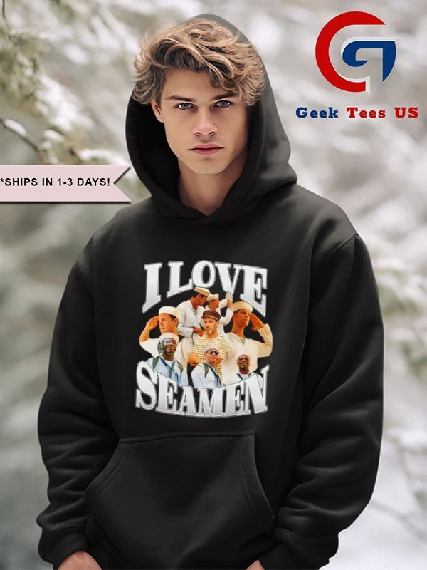 I love Seamen graphic shirt