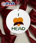 I love head Ornament