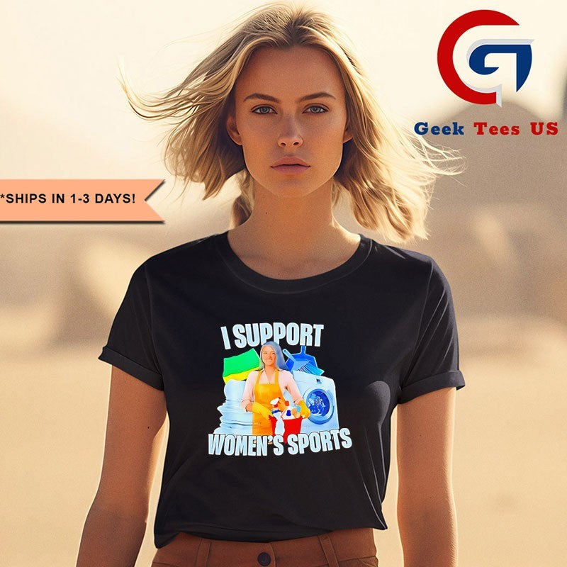 I support womens sports shirt