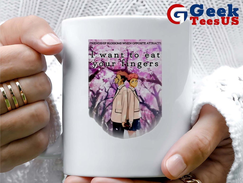 I want to eat your fingers anime shirt