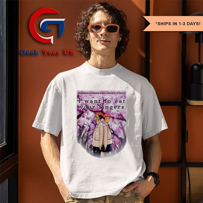 I want to eat your fingers anime shirt