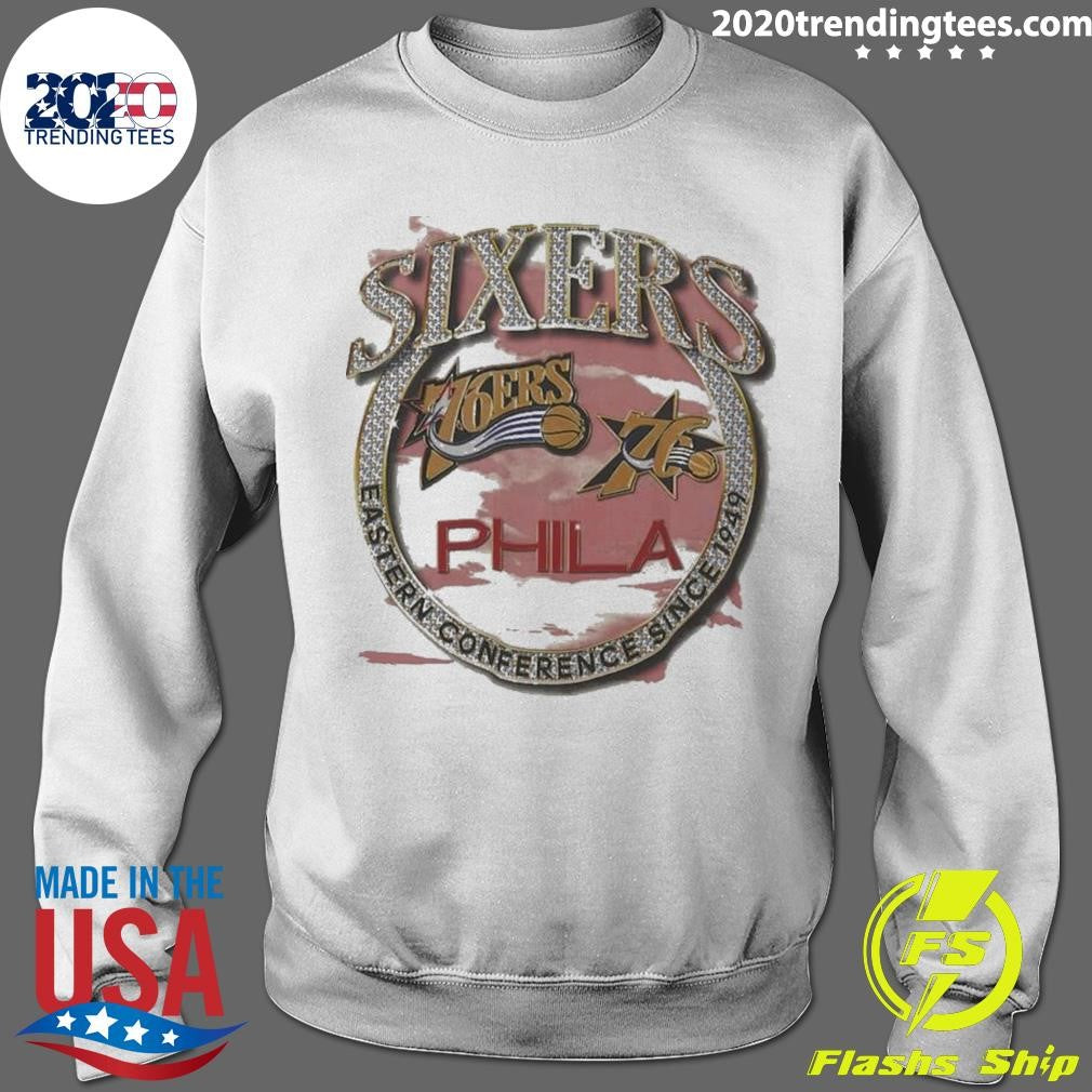 Sixers Philadelphia 76ers Hardwood Eastern Conference Since 1949 Vintage Shirt