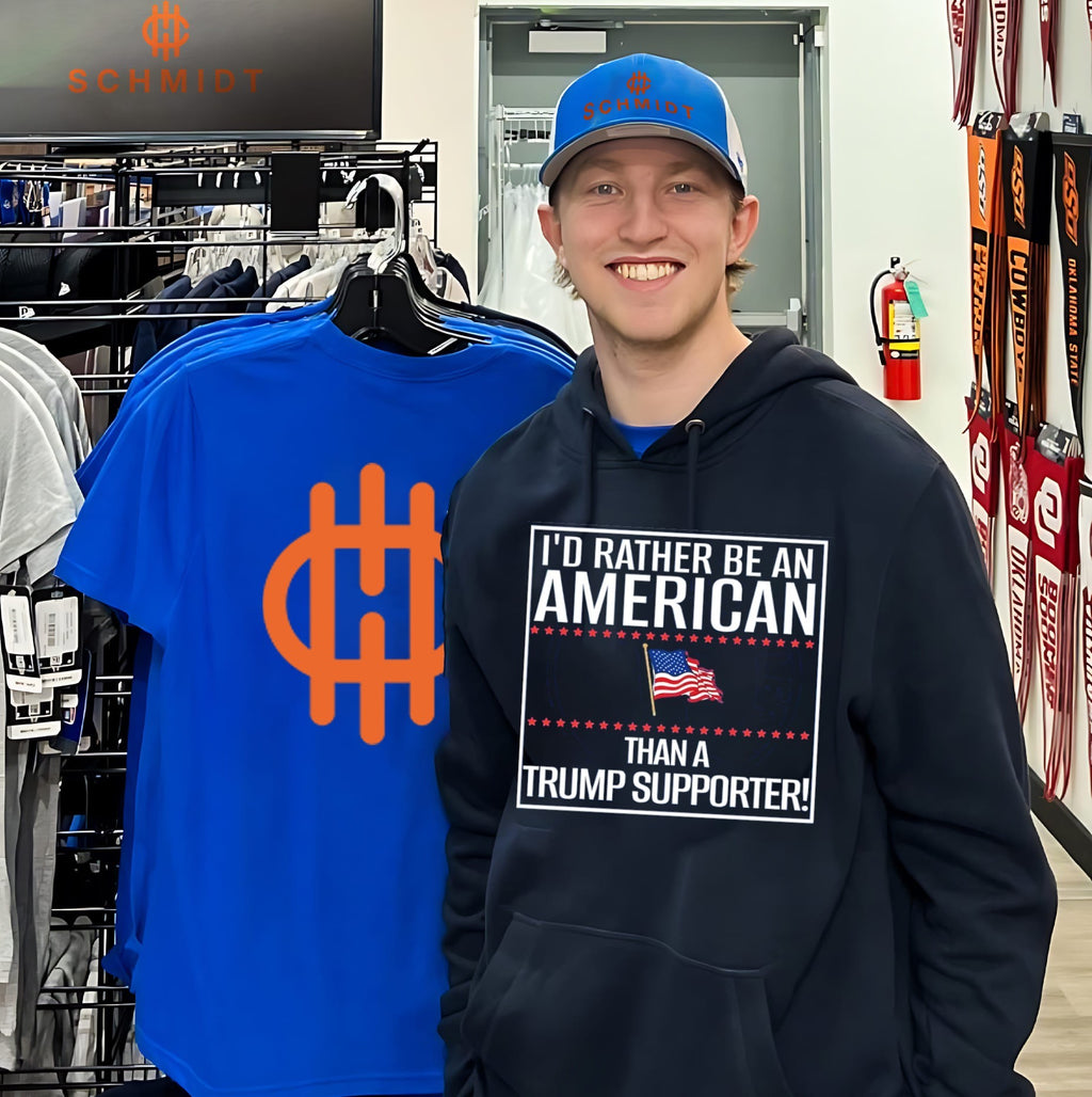 I’d rather be an American than a Trump supporter shirt