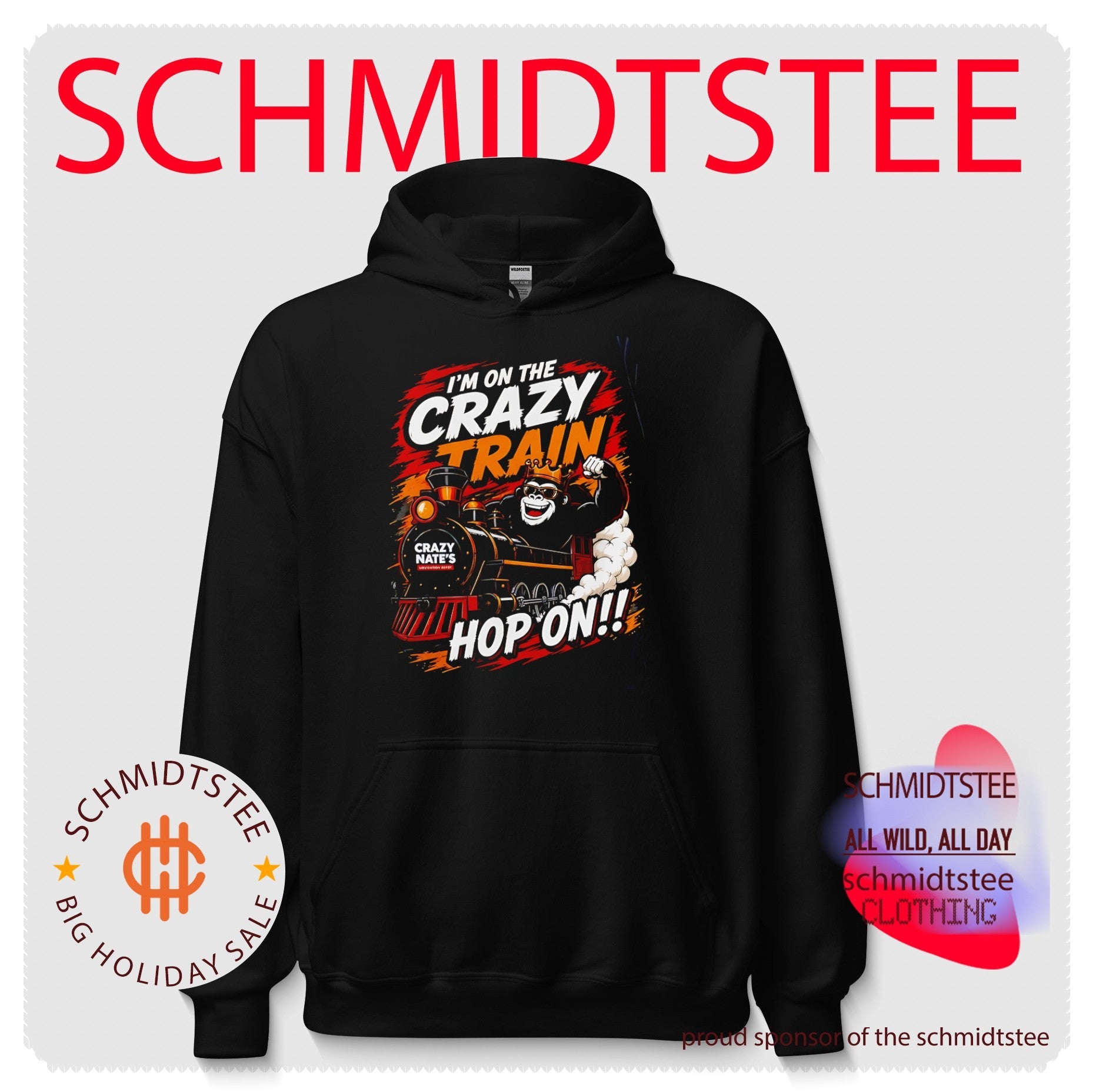 I’m on the crazy train hop on King Kong shirt