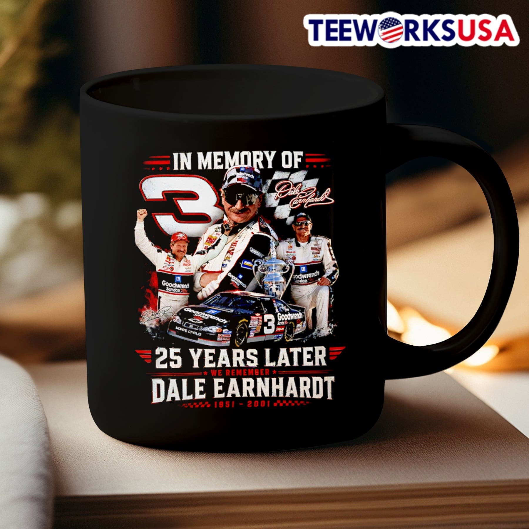 In Memory Of 3 25 Years Later We Remember Dale Earnhardt 1951 2001 Shirt