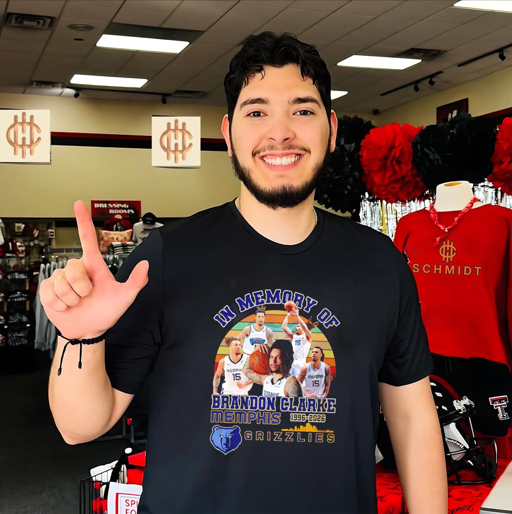 In memory of Brandon Clarke Memphis Grizzlies 1996-2026 shirt