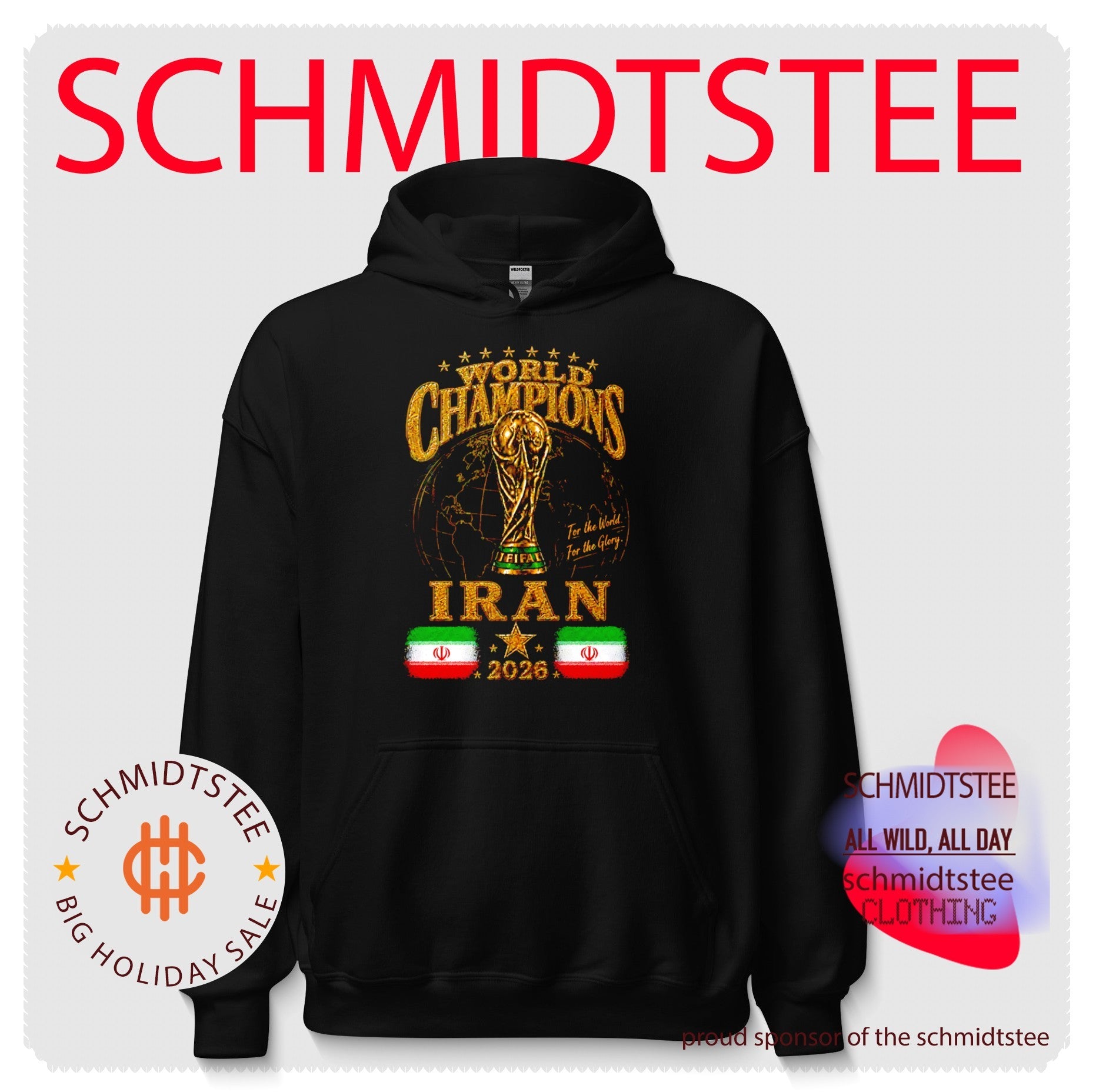 Iran 2026 World Champions For The World For The Glory shirt