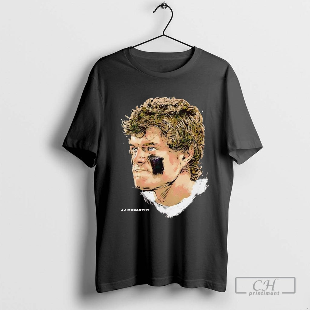 Jj Mccarthy Big Face Minnesota Vikings Shirt Sweater