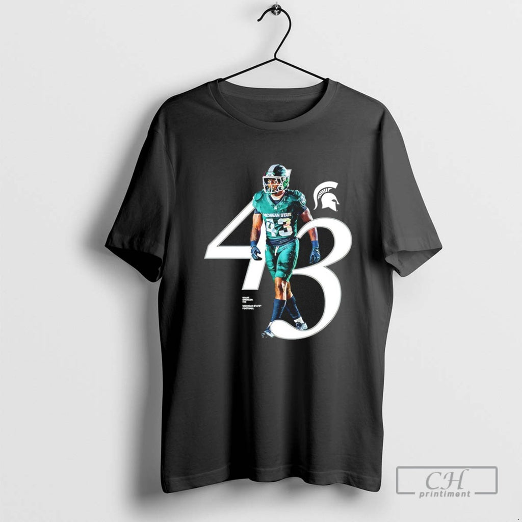 Jmalik Spencer 43 Michigan State Spartans 2025 Ncaa Player