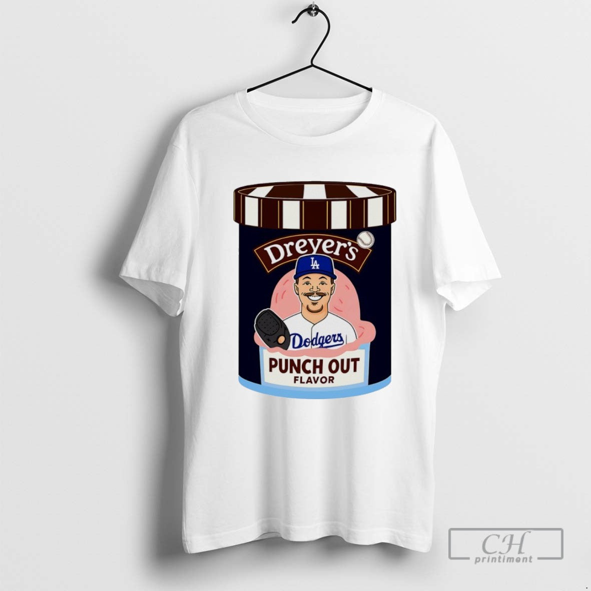 Jack Dreyer Dreyers Punch Out Flavor Los Angeles Dodgers