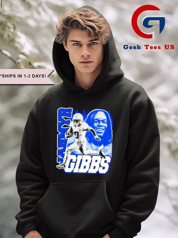 Jahmyr Gibbs Detroit Lions football graphic shirt