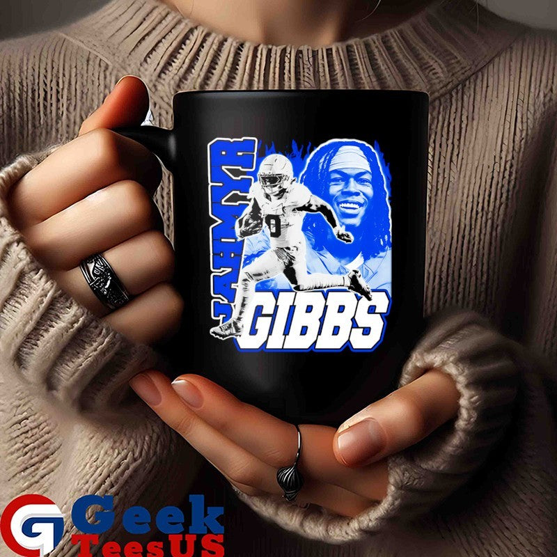 Jahmyr Gibbs Detroit Lions football graphic shirt