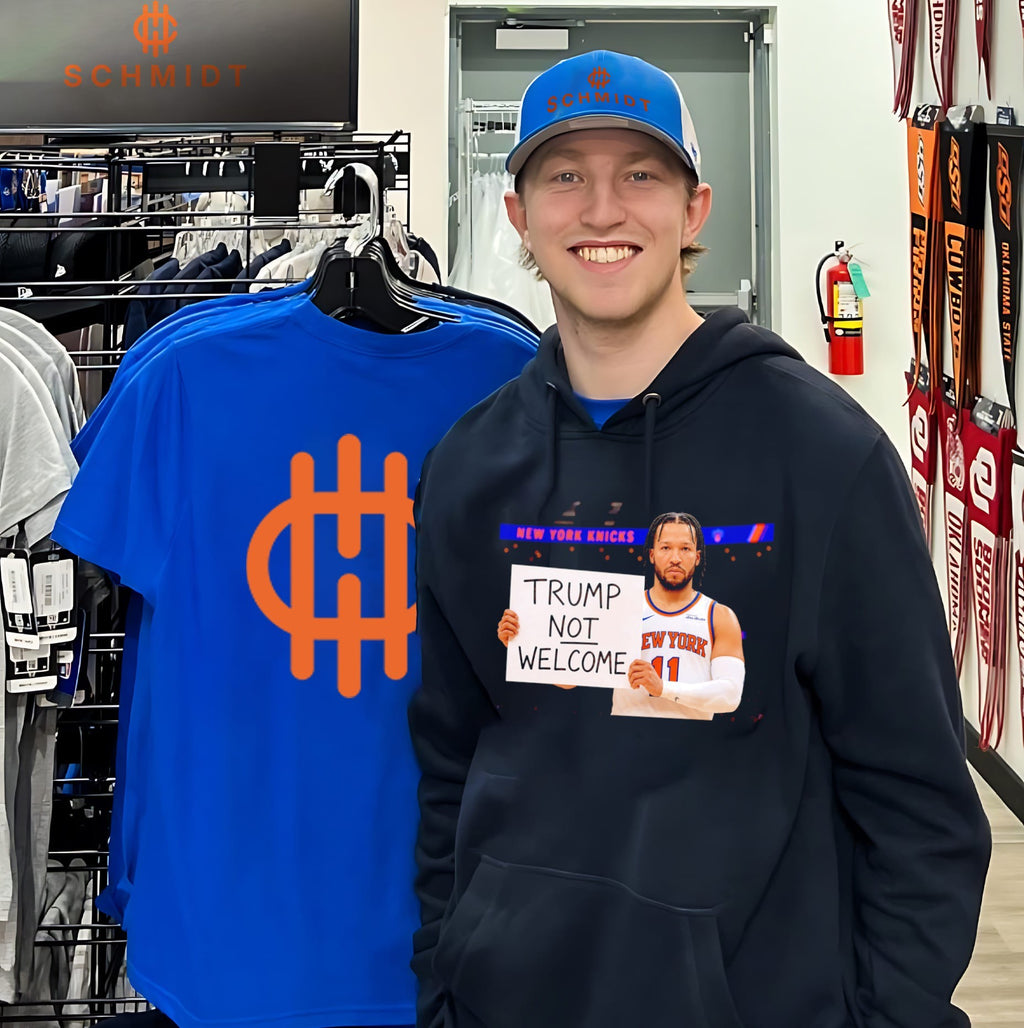 Jalen Brunson New York Knicks Trump not Welcome shirt