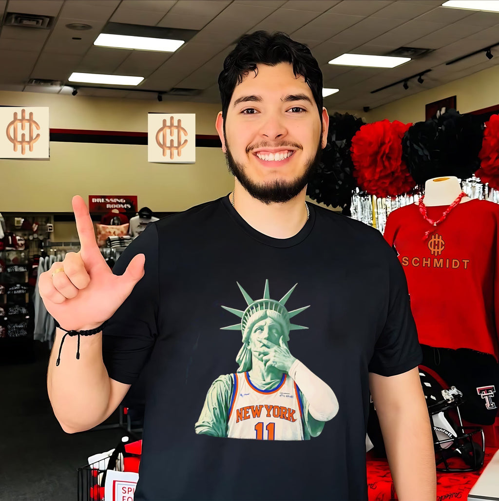 Jalen Brunson Statue of Liberty New York Knicks 2026 shirt