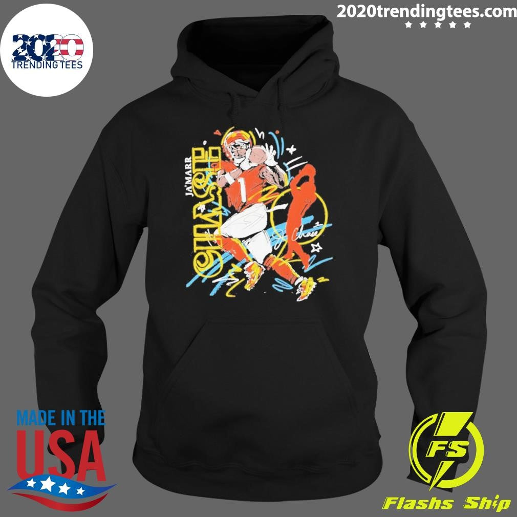 Ja’marr Chase Cincinnati Bengals Scribble Signature Shirt