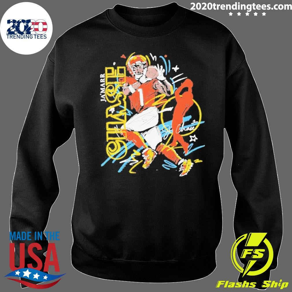 Ja’marr Chase Cincinnati Bengals Scribble Signature Shirt