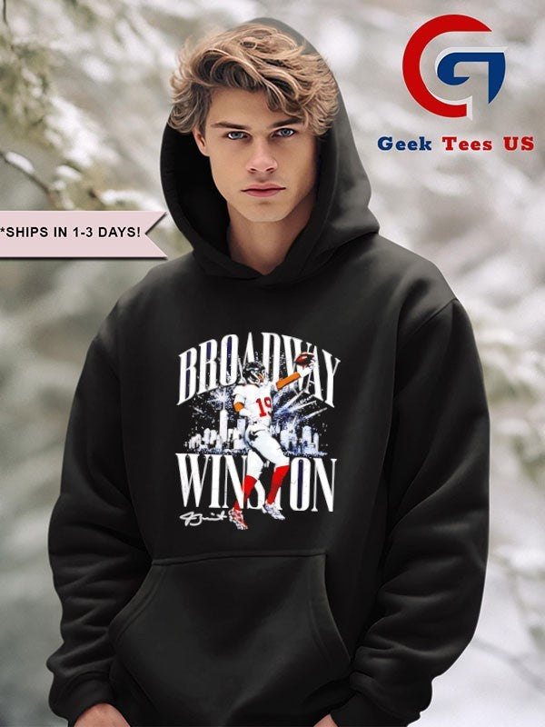Jameis Winston New York Giants Broadway Winston city skyline shirt