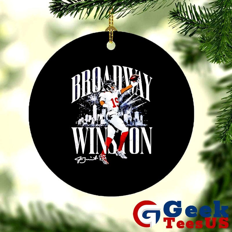 Jameis Winston New York Giants Broadway Winston city skyline shirt