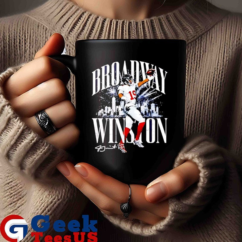 Jameis Winston New York Giants Broadway Winston city skyline shirt