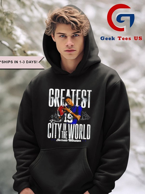 Jameis Winston New York Giants Greatest City in the World signature shirt