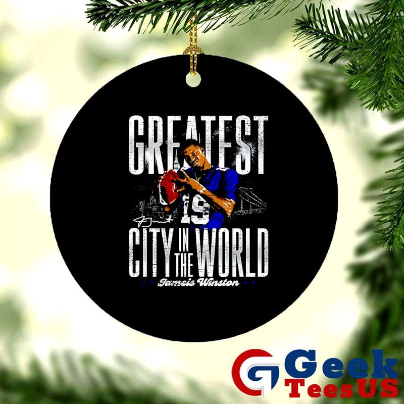 Jameis Winston New York Giants Greatest City in the World signature shirt