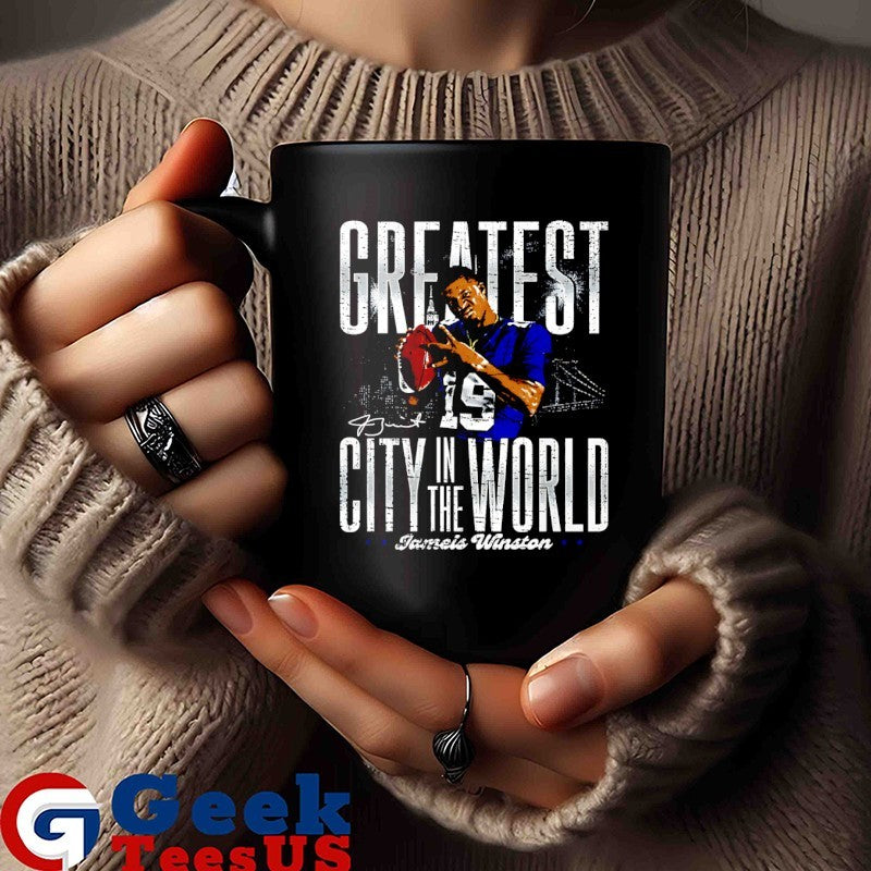 Jameis Winston New York Giants Greatest City in the World signature shirt
