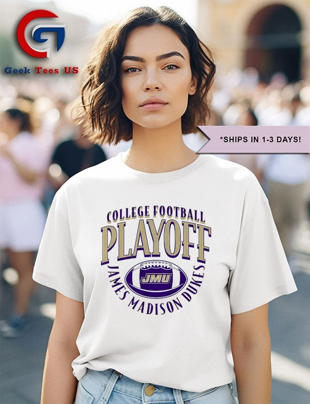 James Madison Dukes 2025 CFB Playoff curve shirt