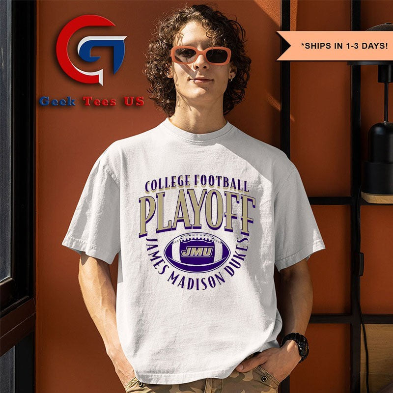 James Madison Dukes 2025 CFB Playoff curve shirt