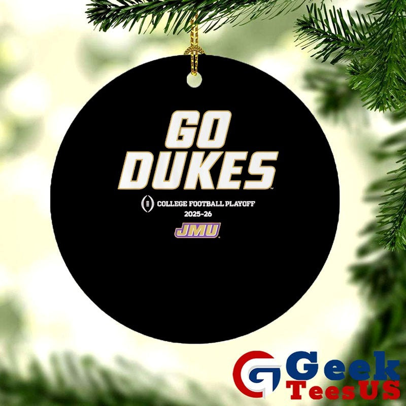 James Madison Dukes 2025 CFB Team slogan go Dukes shirt