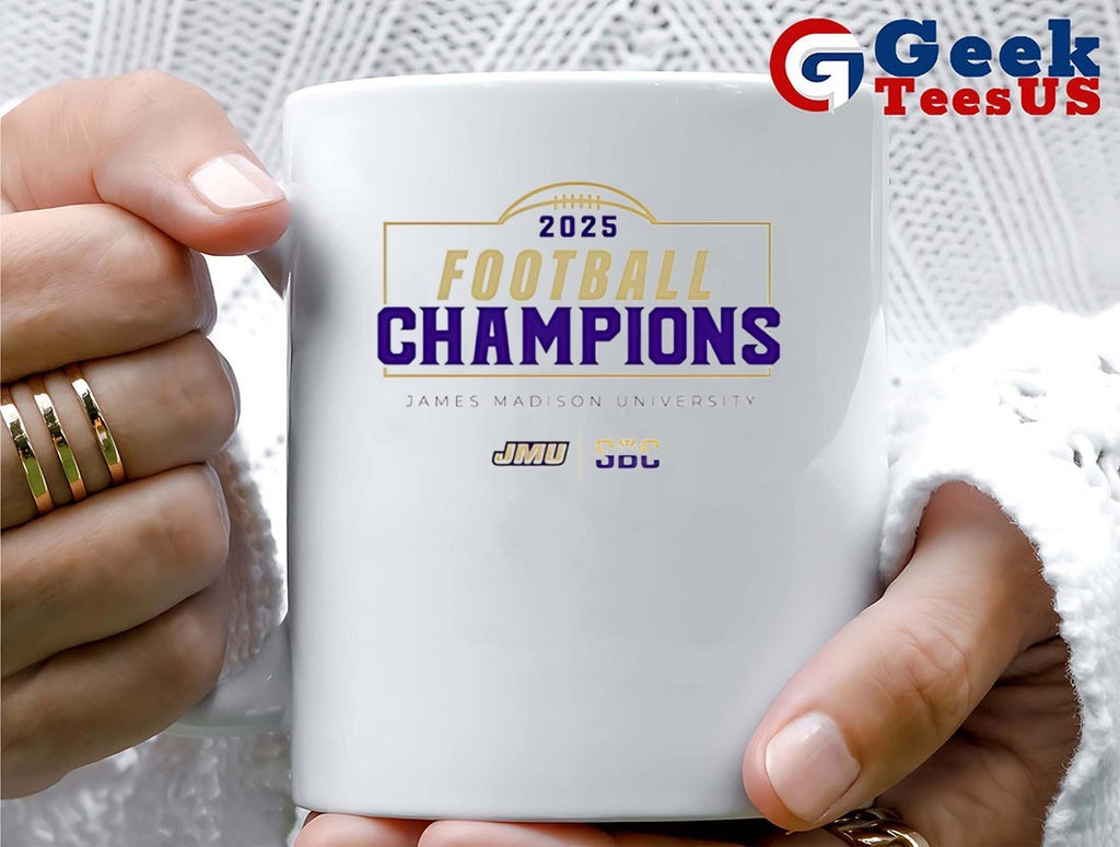 James Madison Dukes 2025 SBC football Champions shirt