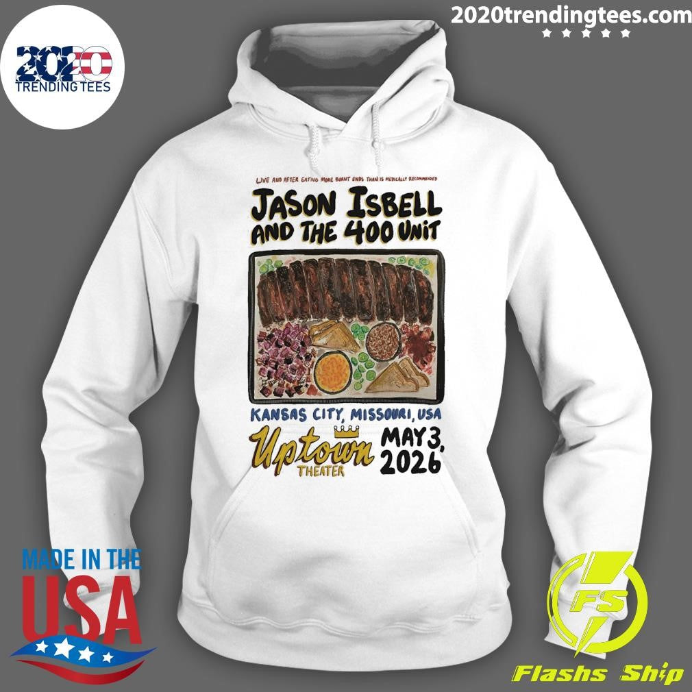 Jason Isbell And The 400 Unit In Kansas City MO On May 3 2026 Tour Shirt