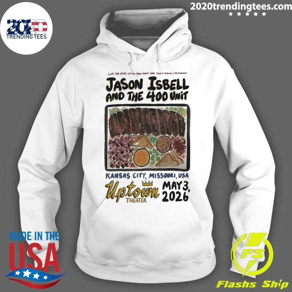 Jason Isbell And The 400 Unit Kansas City Tour On May 3 2026 Poster Shirt