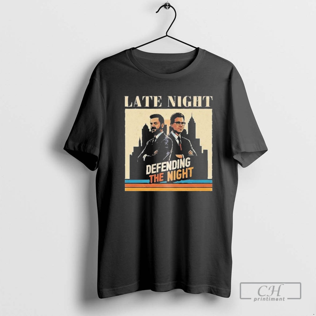 Jimmy Kimmel And Stephen Colbert Late Night Defending The Nigh