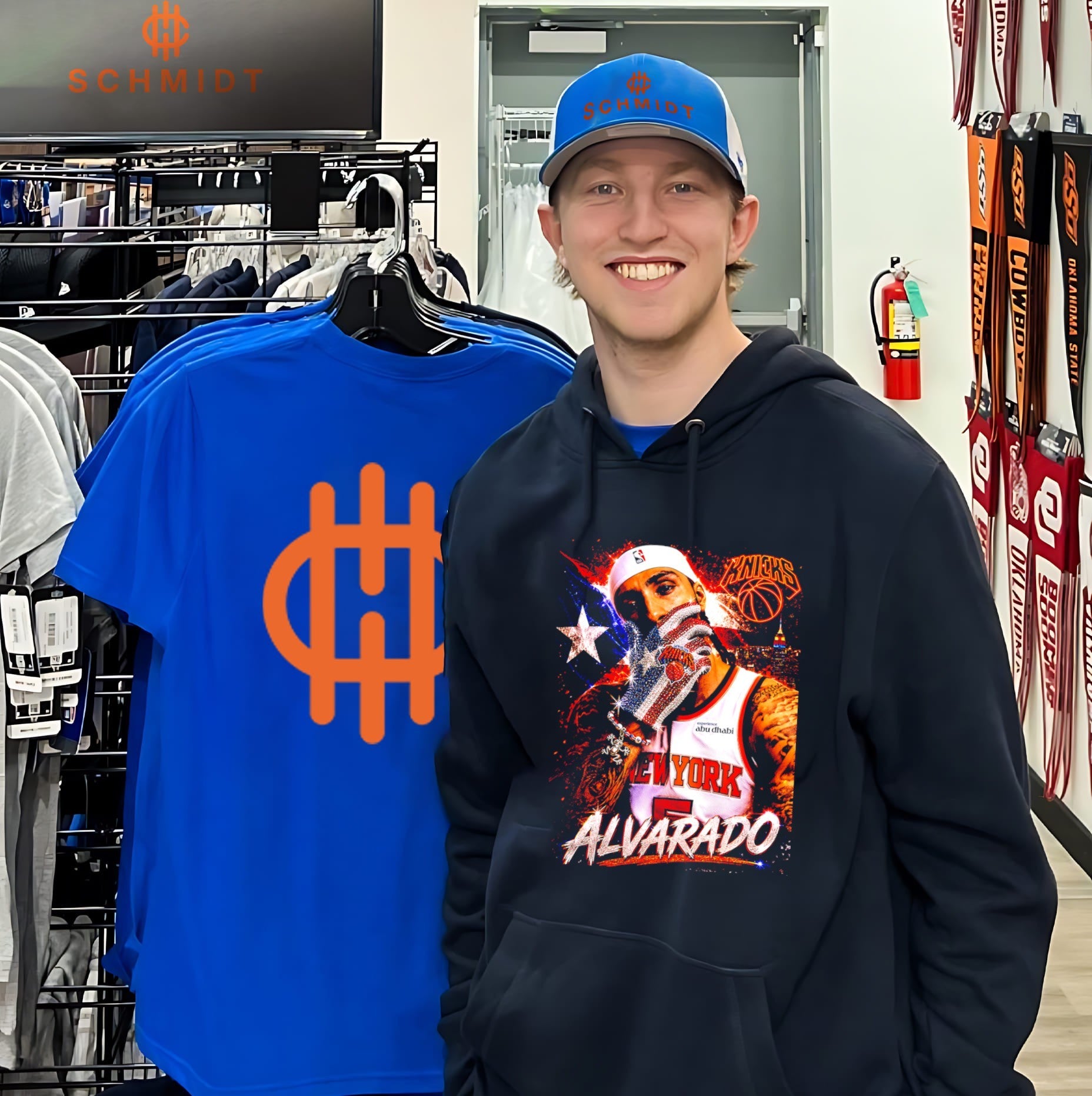 Jose Alvarado New York Knicks IceMan Vintage Graphic shirt