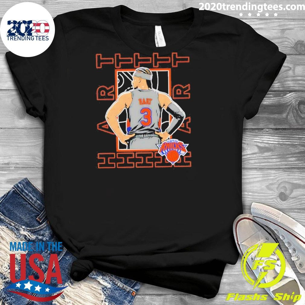 Josh Hart New York Knicks Repeat Pose Star Shirt