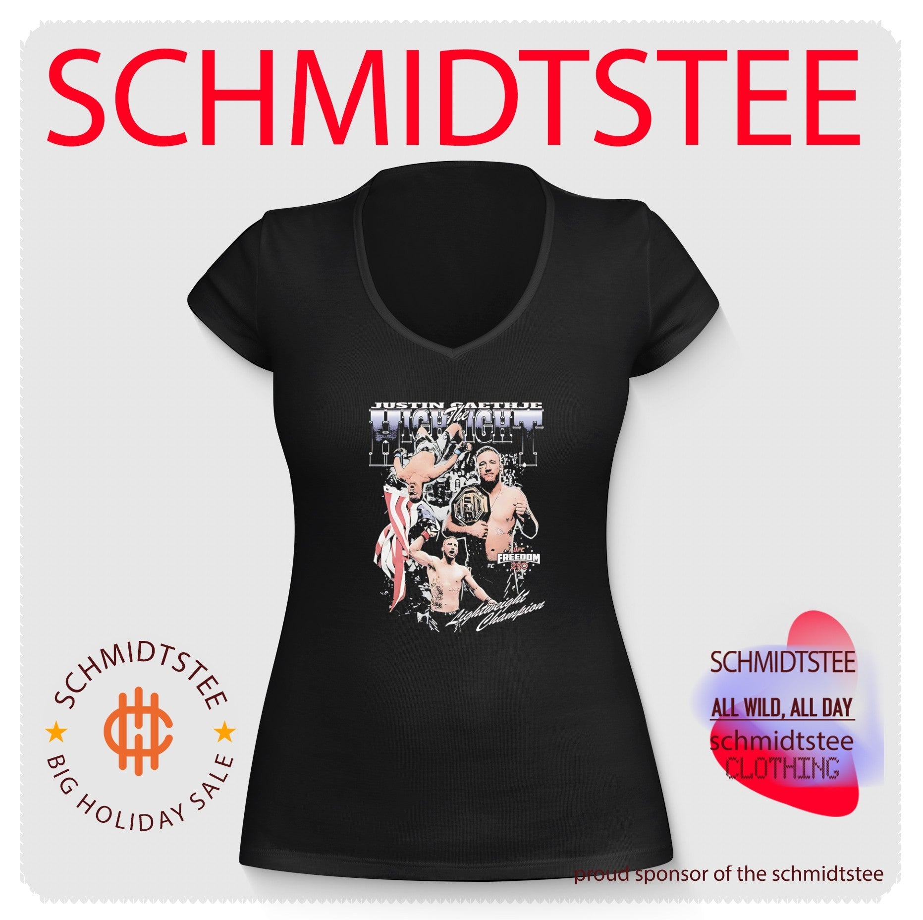 Justin Gaethje UFC Fighter 2026 freedom 250 signature shirt